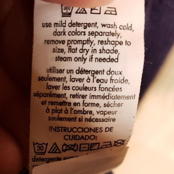 Calvin Klein Womens Purple Cable Knit Crew Sweater Medium - Picture 8 of 9